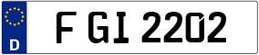 Truck License Plate